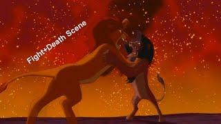 The Lion King - Simba and Scar Fight + Scar Death (HD)