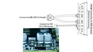 How to connect LANCOOL 216 cables?