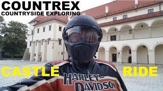 Motorcycle ride to a medieval castle - COUNTREX