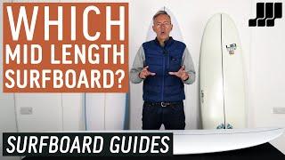 How to Choose the Perfect First Mid Length Surfboard