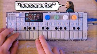 Kamala Harris "Coconuts" Beatmaking On OP-1 (Featuring REAL Coconuts)