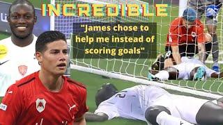 James Rodriguez Hailed a Hero | His Quick Thinking and Action Saved Life an Opponent Player