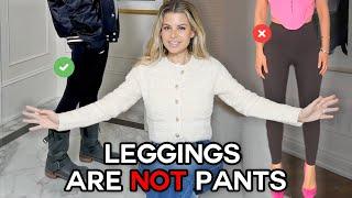 Leggings Are NOT Pants