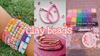 clay beads tiktok compilation! (+small business packing orders)