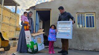 "Wonders of family life: buying an electric heater and children's games at Mehran's house"