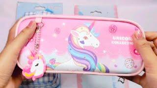 New Pouch For School | Pouch For Girls | Compass Box Stationery | Unicorn Pencil Case | Pencil Box |