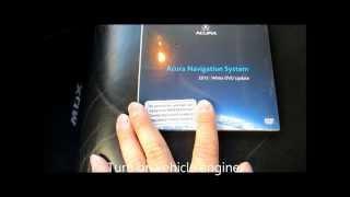 How to update/upgrade the Navigation DVD on Acura and Honda vehicles