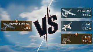 Thunder Show: WW2 Fighter vs 3 Jets