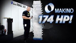 174 HP Makino MAG3.EX | BEAST of a CNC Machine | INSANE 5 Axis Horizontal Spindle Head