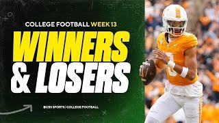 College Football Week 13 WINNERS & LOSERS: Tennessee set to RISE, Ole Miss gets third loss