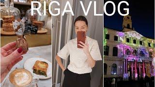 VLOG. Праздничная Рига, фестиваль света, кафе Kūkotava, новый магазин, примерка в H&M 