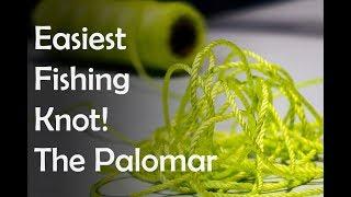 How to tie The PALOMAR KNOT!! -  EASIEST and STRONGEST fishing knot!