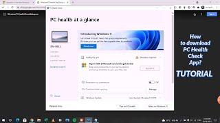 How to download PC Health Check App? | Tutorial in தமிழ்