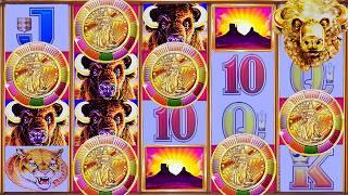 2 MAX BET BONUSES on BUFFALO GOLD REVOLUTION