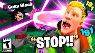 I Pretended To Be BOSS Goku Black In Fortnite!