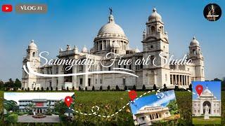 Explore Kolkata || Academy of fine Arts , Victoria Memorial || Soumyadip Fine Art Studio