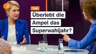 Viel Krise, wenig Vertrauen - sinkende Umfragen für die SPD | maybrit illner vom 04.04.2024