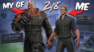 TEACHING MY GF HOW TO PLAY DBD IN 2V8!