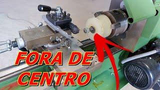 FABRICANDO ROLDANA COM REGULAGEM EXCÊNTRICA NO MINI TORNO