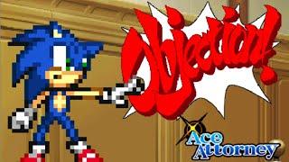 Sonic but it's Ace Attorney | Sprite Animation