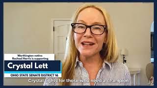 Rachel Harris Supporting Crystal Lett From Her Home State