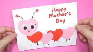 How to Make a Mothers Day Card | Easy Paper Crafts