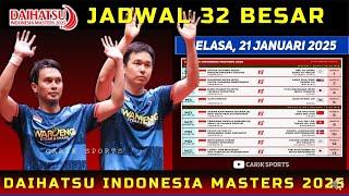 THE DADDIES BERLAGA! Jadwal Daihatsu Indonesia Masters 2025 Babak 32 Besar  #DIM2025 #thedadies