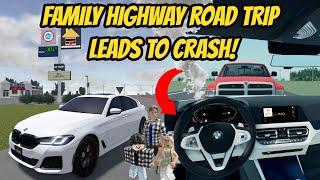 Greenville, Wisc Roblox l Realistic Family Road Trip - ACCIDENT Voice Roleplay