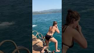 Jumping into the Sea at Akyaka!