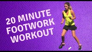 Tennis Footwork Workout At Home (No Equipment)