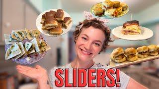 EASY SLIDERS! 5 DIFFERENT SLIDER RECIPES FOR YOUR NEXT PARTY OR FAMILY DINNER!