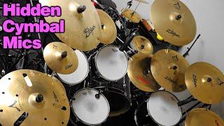 Recording a Drum Kit:  Micing Cymbals From The Bottom - FAR SUPERIOR!