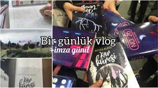 bir günlük vlog & imza günü #beyzaalkoç #emregül