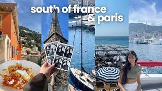 SOUTH OF FRANCE & PARIS VLOG | beach & good food (Nice, Monaco, Cannes, Villefranche-sur-Mer)