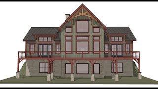 The Stowe  - Timber Frame House Plan