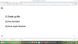 How to Create Python (.py) extension files in Jupyter Notebook