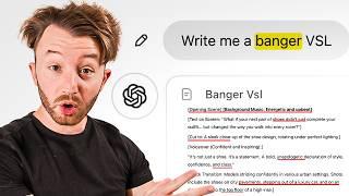 My $10M VSL Script - How to Use AI to Write Video Sales Letters
