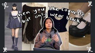 how to build a GLOOMY COQUETTE / GRUNGE COQUETTE wardrobe