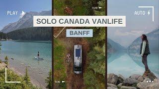 Solo Canada Campervan Trip - PART 3: BANFF (inc LAKE AGNES TEA HOUSE HIKE & LAKE LOUISE)