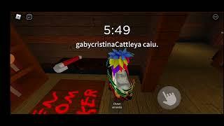 Fugindo da aranha no jogo Spider do roblox