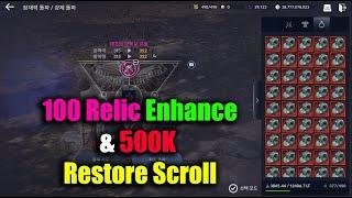 Black Desert Mobile Enhance 100 Relic & 500K Restore Scroll