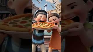 Cheese Tug of War Pizza Heist Rhapsody #squidgame #squidgamedoll #ai #squidgame2 #asmr