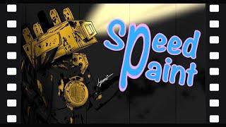 Bendy and the ink machine - Speedpaint ( The projectionist ) Norman Polk