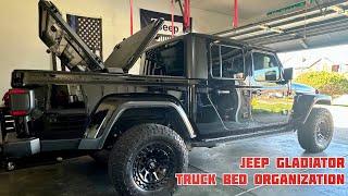 Jeep Gladiator Bed Set Up, Accessories, & Organization