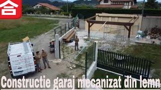 Cumparaturi din Leroy Merlin pentru acoperis garaj auto din lemn mecanizat