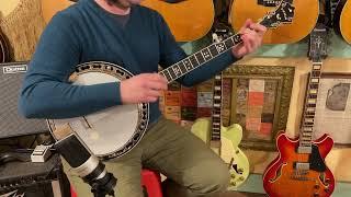 1981 Stelling Bellflower 5-string resonator banjo