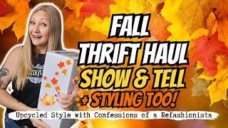 Autumn Thrift Haul & Fall Fashion Styling: Unboxing My Poshmark Finds! 