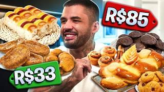 PADARIA GOURMET VS PADARIA RAIZ! VALE A PENA PAGAR R$85?