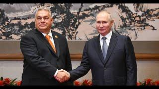 URGENT  POUTINE RENCONTRE VIKTOR ORBAN : L'EUROPE EN A MARRE DE LA GUERRE, ON VEUT LA PAIX #UKRAINE