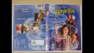 Opening to A Simple Wish (film 1997)(DVD UK)